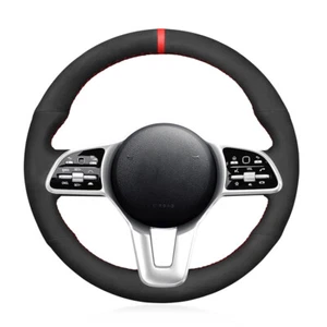 Soft Car Steering Wheel Cover For Mercedes-Benz A-Class B-Class C-Class E-Class - Picture 1 of 15