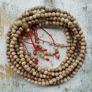 8 mm Cuentas de Oración Bungur Crape Mirto Burl 108 Cuentas Lagerstroemia Especial Mala - Imagen 1 de 8