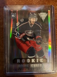 2013-14 Titanium Boone Jenner Gold Foil TRUE Rookie Card RC #23/37 Blue Jackets