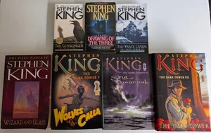 The Dark Tower Complete Series 1 - 7 by Stephen King HC/PB/VG - Picture 1 of 8