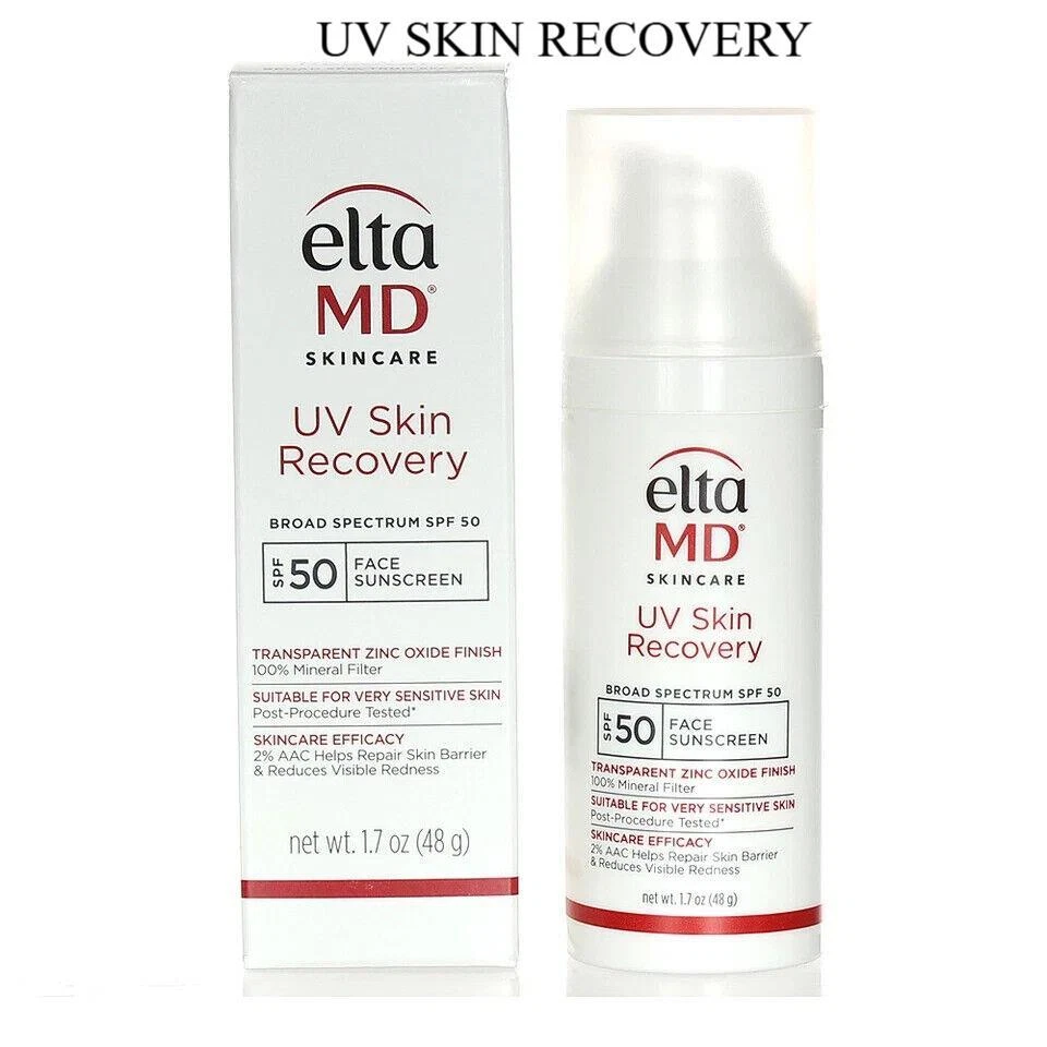 EltaMD UV Skin Recovery SPF50 Mineral Sunscreen - Zinc Oxide 1.7oz Exp 02/2027