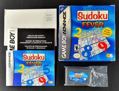 Global Star Sudoku Fever (Nintendo Game Boy Advance, 2006) CIB - Image 1 of 4
