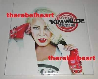 KIM WILDE Pop Don't Stop Greatest Hits 2022 3 Disc LP WHITE RED SPLATTER Sealed - Image 1 of 2