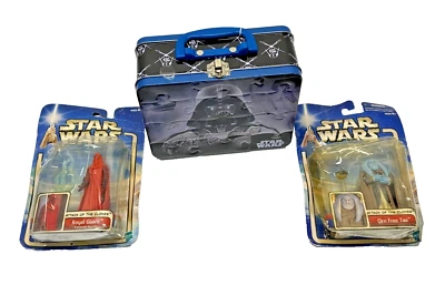 Fiambrera de hojalata Star Wars Darth Vader con rompecabezas de 48 piezas Disney + 2 figuras de bonificación Foto 1 de 4