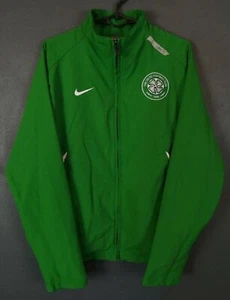 MEN'S NIKE FC CELTIC SCOTLAND JACKET TRAINING SOCCER FOOTBALL GREEN SIZE S SMALL - Picture 1 of 8