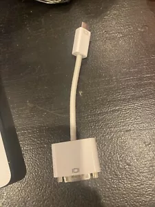 GENUINE OEM APPLE MINI-DVI TO DVI DISPLAY VIDEO ADAPTER CABLE M9321G/B NO BAG - Picture 1 of 5
