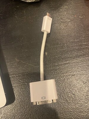 GENUINE OEM APPLE MINI-DVI TO DVI DISPLAY VIDEO ADAPTER CABLE M9321G/B NO BAG - Image 1 of 4