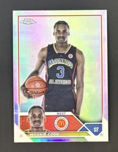 2023 Topps Chrome McDonald's All American - Refractor #63 Mookie Cook (RC) - Picture 1 of 2