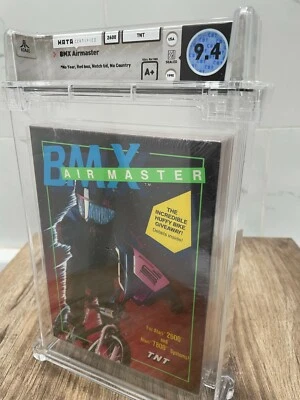Unopened BMX AirMaster Atari 2600 7800 Sealed Video Game Wata Graded 9.4 A+ 1990 - Image 1 of 4