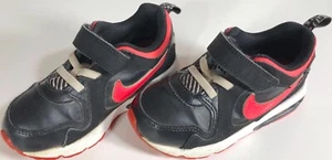 Nike Air Max Trax TDV Sneakers Size 9C Black Hyper Punch Pink 6444744-003 EUC - Picture 1 of 8