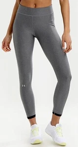 Under Armour Women’s Sz XL, Trendy UA Heat Gear Grey Ankle Cropped Leggings NWT - Picture 1 of 15