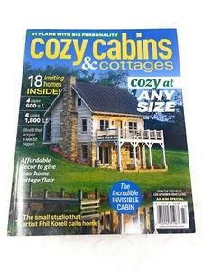 Cozy Cabins And Cottages Magazine 18 Inviting Homes Plus Invisible Cabin New - Picture 1 of 3