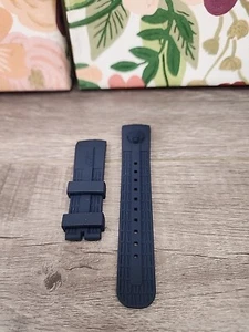 Genuine Versace Versus By Versace 19 mm Watch Band Navy Blue ✅️ - Picture 1 of 4