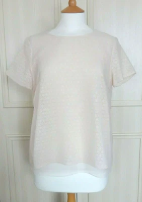 Top Club Monaco de encaje y organza - M Foto 1 de 4