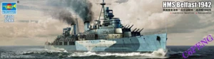 Trumpeter 05334 1/350 Royal Navy Light Cruiser HMS Belfast 1942 Plastic Model - Picture 1 of 11