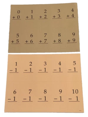 Saxon Math 3 1E Workbook Fact Flash Cards 5-26 Addition Subtraction Tutor - Image 1 of 2