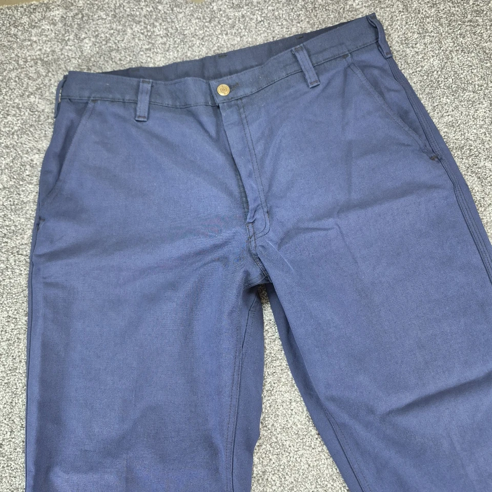 Pantalones de trabajo Workrite FR Nomex 2112 HRC 1 resistentes al fuego para hombre 36 azul marino  Foto 1 de 4