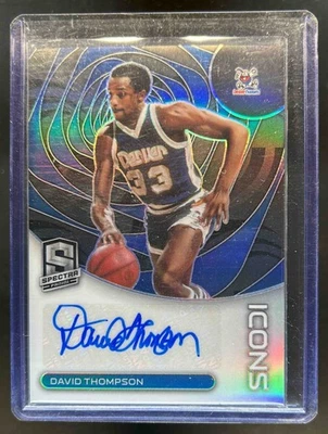 2022-23 Spectra David Thompson Icons Auto #58/99 Nuggets Foto 1 de 2