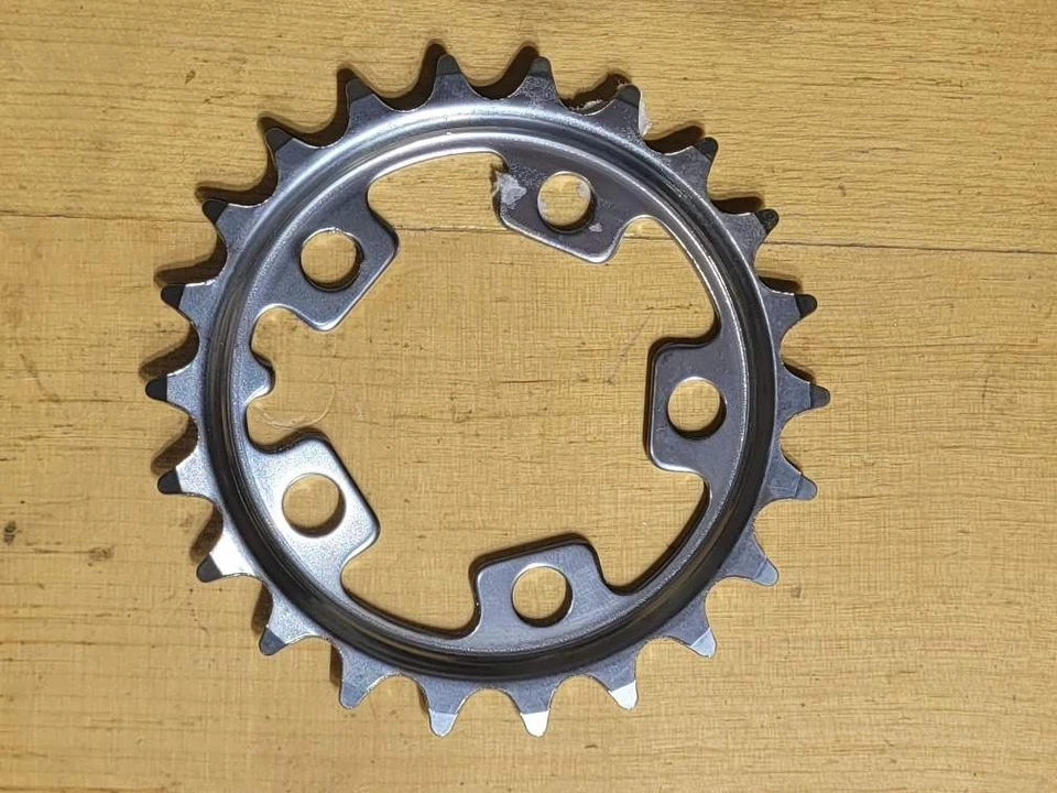 Винтажная передняя звездочка Shimano 22 зуба 22t 58 BCD IG-22 хром бабушка - Изображение 1 из 1