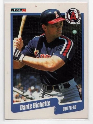 1990 Fleer Dante Bichette #127 California Angels - Image 1 of 3