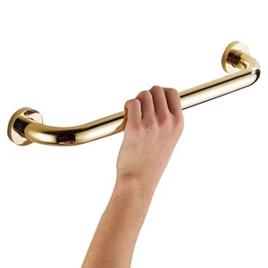 Brass Shower Grab Bar,Gold Support Bar Bathroom Hand Safety Handrail for Elde... - Bild 1 von 9