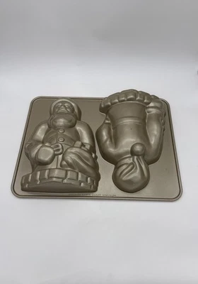 Williams Sonoma Vintage Weihnachtsmann Kuchen Backform Form Nordic Ware 10 Tassen USA - Bild 1 von 4