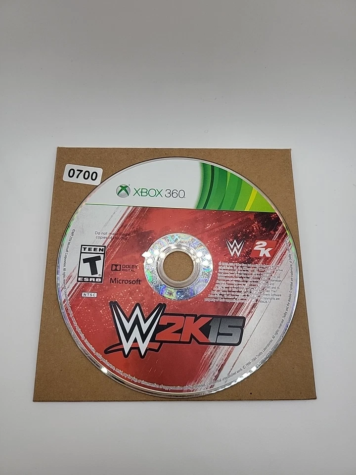 WWE 2K15 (Microsoft Xbox 360, 2014) DISC ONLY NO USPS TRACKING - Image 1 of 1