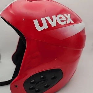 Uvex Downhill Ski Race Helmet Red Size M 57-58 CM Snow 490 gr - Picture 1 of 6