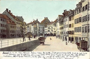 Schweiz - BASEL - Barfüsserplatz ? - Verlag Künzli 6430 - Imagen 1 de 2