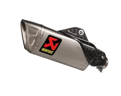 Akrapovic Exhaust Road Legal Titanium Slip On End Can Yamaha MT10 FZ10 2022 - Imagem 1 de 2