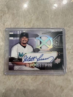 2004 Upper Deck SPx #178 Matt Treanor /799 Florida Marlins MLB Baseball Auto - Image 1 of 4