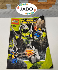 (OK O7/14) Lego Power Miners Building Instructions 8962 Crystal King