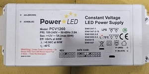 PCV1260 Sunpower Led Driver C/V 12V 60W - Picture 1 of 1