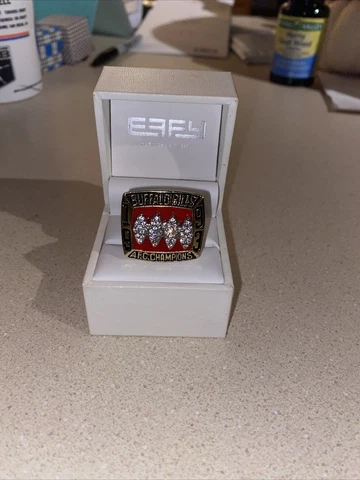 1993 Buffalo Bills AFC Champions Replica Ring Jim Kelly  **US SHIP Cover