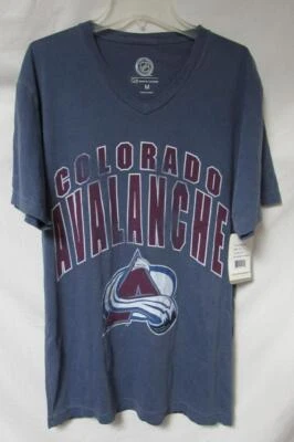 Colorado Avalanche Men's Size M L XL or 2XL V-Neck T-Shirt C1 5856 - Image 1 of 3