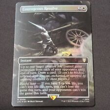 MTG Commander Lord of the Rings LTC FOIL Courageous Resolve Borderless 506 NM