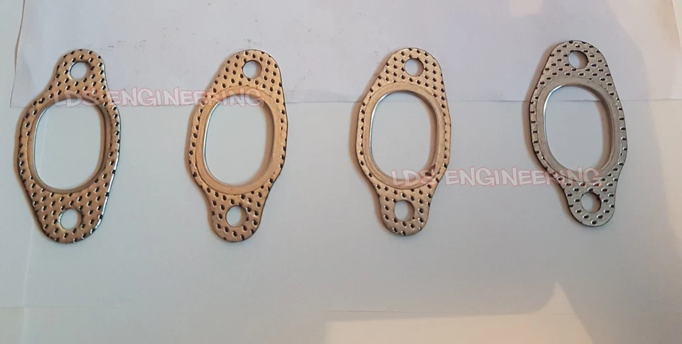 Audi 80 90 100 200 A3 A4 A6 Cabriolet 1.9 8v TDi junta colector escape x4 Foto 1 de 1