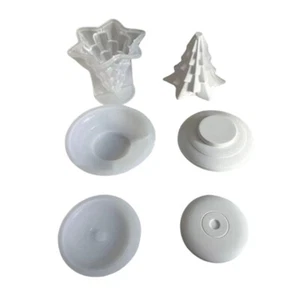 3D Christmas Tree Holder Silicone Molds Candlestick Molds Molds - Picture 1 of 8