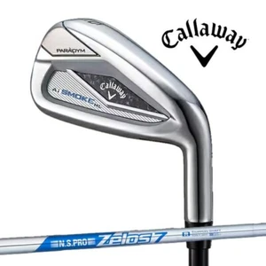 Callaway PARADYM Ai smoke HL ironset 6-9+Pw Zelos7 steel shaft Flex Stiff new - Picture 1 of 4