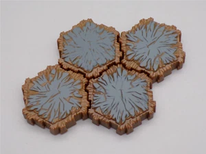 Heroscape - Azulejo de terreno de roca x 4 (1 hexagonal) - Imagen 1 de 1