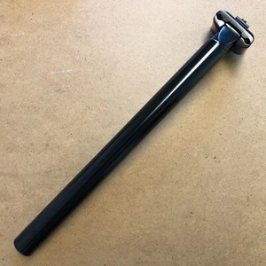 New KALLOY Bicycle Seat Post Micro Adjustable 29.0-31.8mm Length 350mm Black - Picture 1 of 2