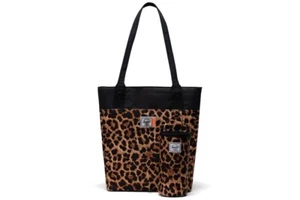NEW Herschel 11065-05650 Alexander Small Tote Leopard Black, One Size - Picture 1 of 1
