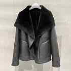 New Winter Jackets Jackets Real Lamb Fur Women Double Face Leather Coats Wool