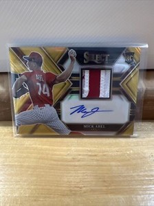 2023 panini select rpa /10 mick abel PJA-MA