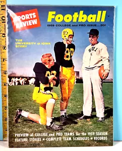 🔥 1959 Football Sports Review Pro & College Issue IOWA HIGH GRADE🔥 - Picture 1 of 1
