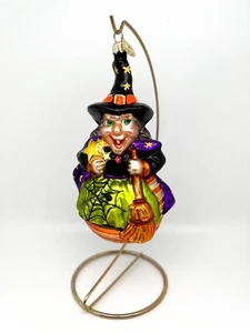 2000 Christopher Radko "Snaggletooth Witch" Halloween Hanging Ornament - MINT! - Picture 1 of 5