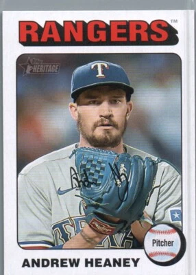 2024 Topps Heritage #478 Andrew Heaney White Border - Image 1 of 2