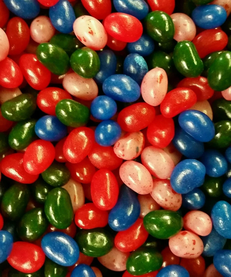 Gimbal's Jelly Beans:Watermelon,Cherry,Straw.Daquiri,Blueberry. Kosher 5 lb Bag - Image 1 of 1