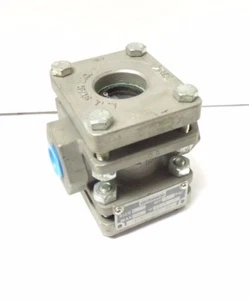 LJ STAR SIGHT FLOW INDICATOR 1/2" NPT 316 STAINLESS 224WH - Picture 1 of 3