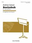 Beelzebub piano reduction with solo part sheet music &#39;Air varie&#39; For Tuba and